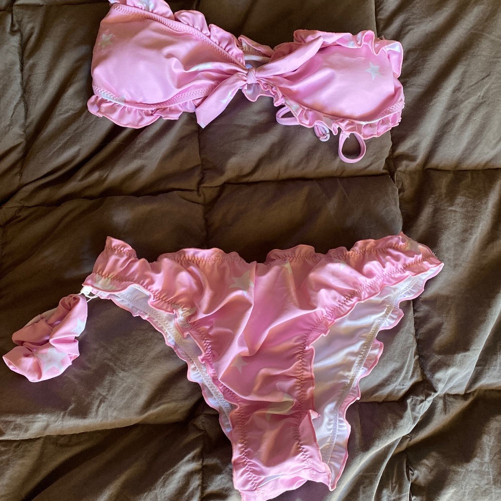 Pink star bikini